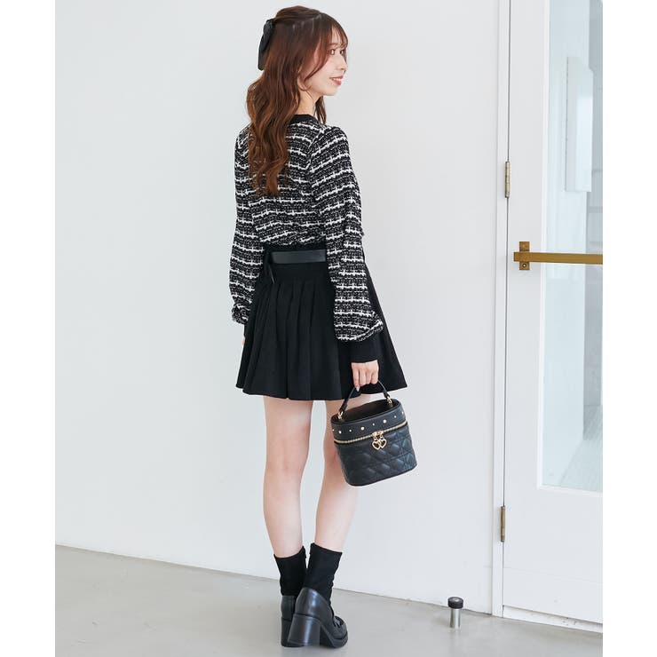 キラキラボタンツイードライクカーデ | MAJESTIC LEGON  | 詳細画像6 