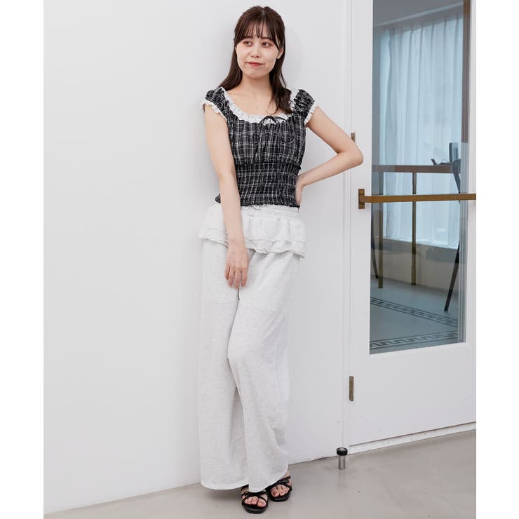 バイカラープチフリルブラウス | MAJESTIC LEGON  | 詳細画像10 