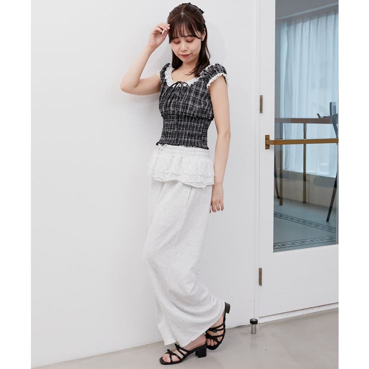 バイカラープチフリルブラウス | MAJESTIC LEGON  | 詳細画像11 