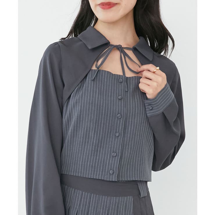 スイッチングパターンブラウス | MAJESTIC LEGON  | 詳細画像19 