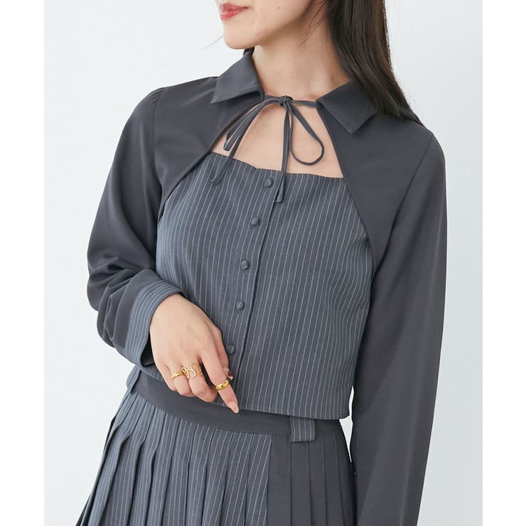 スイッチングパターンブラウス | MAJESTIC LEGON  | 詳細画像20 