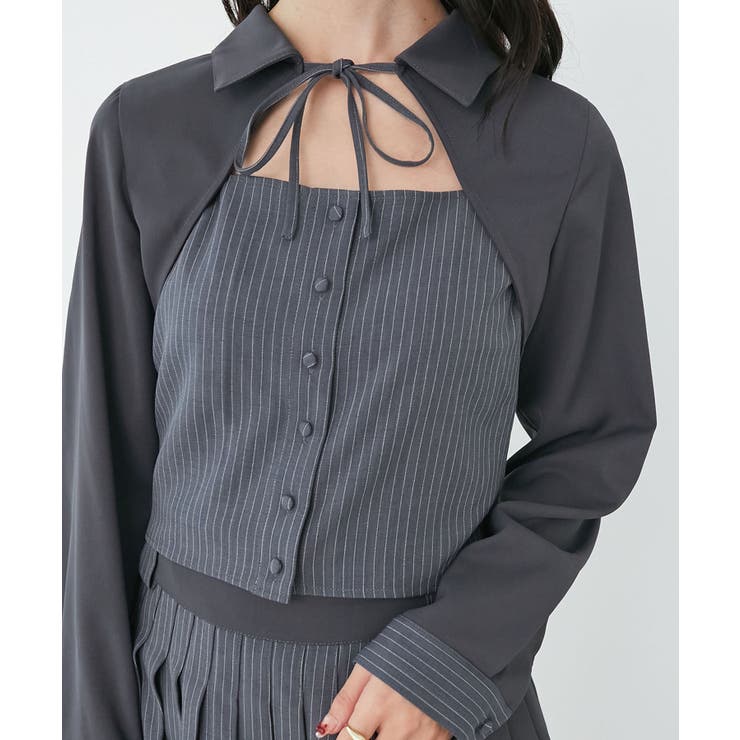 スイッチングパターンブラウス | MAJESTIC LEGON  | 詳細画像22 