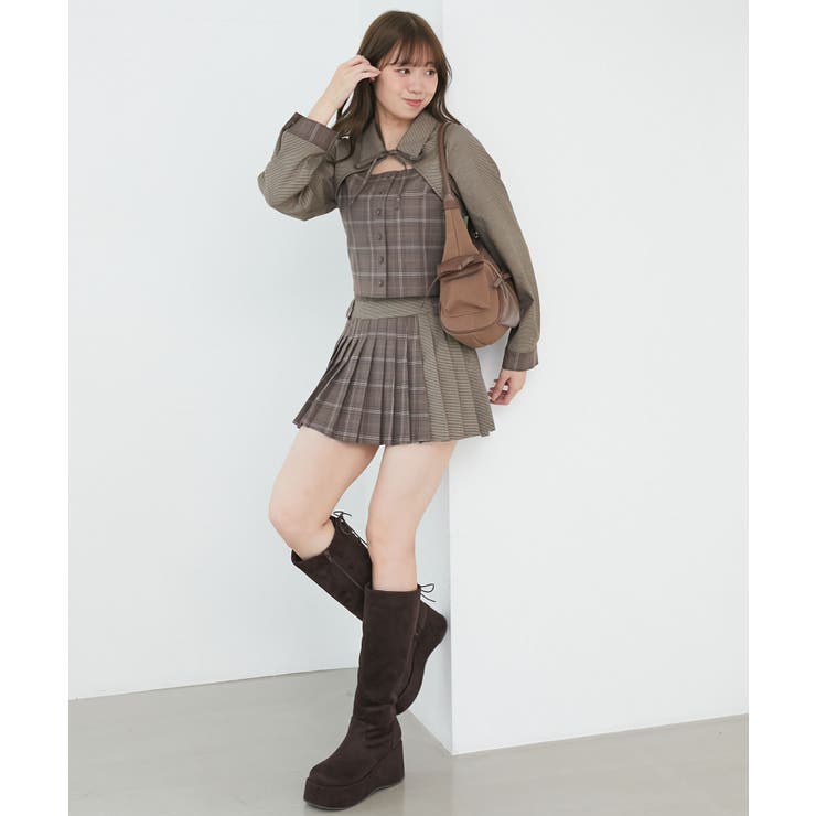 スイッチングパターンブラウス | MAJESTIC LEGON  | 詳細画像3 