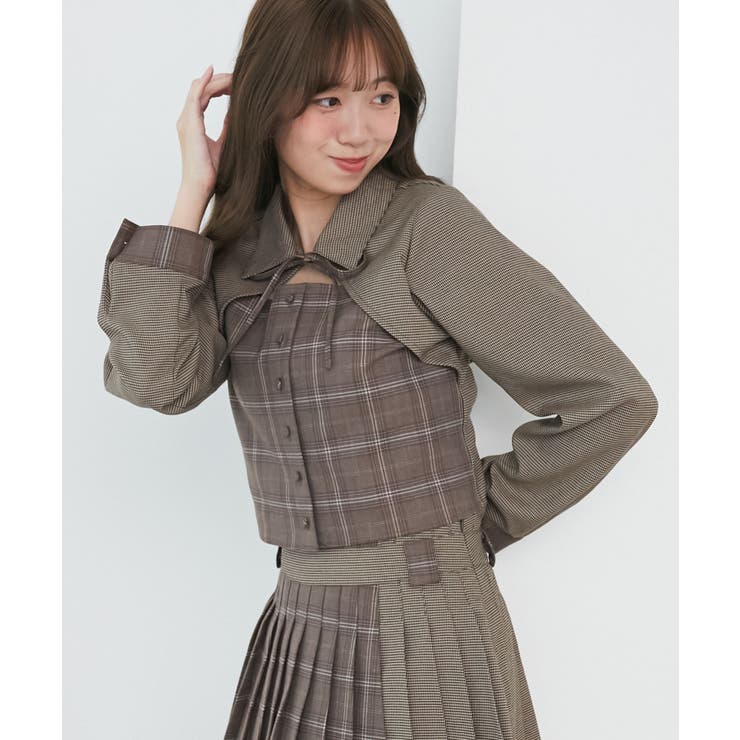 スイッチングパターンブラウス | MAJESTIC LEGON  | 詳細画像6 