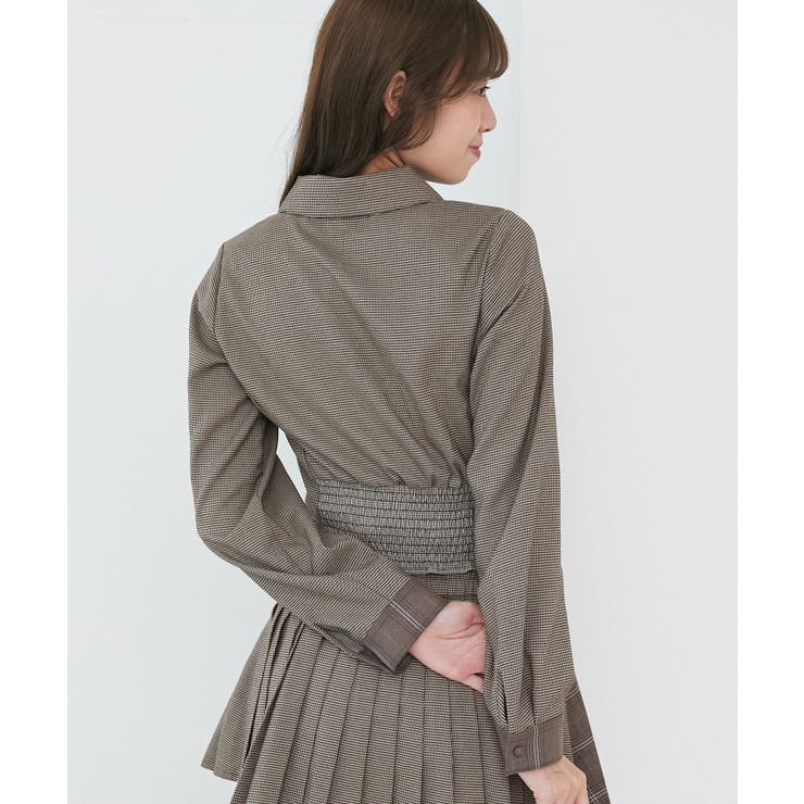 スイッチングパターンブラウス | MAJESTIC LEGON  | 詳細画像7 