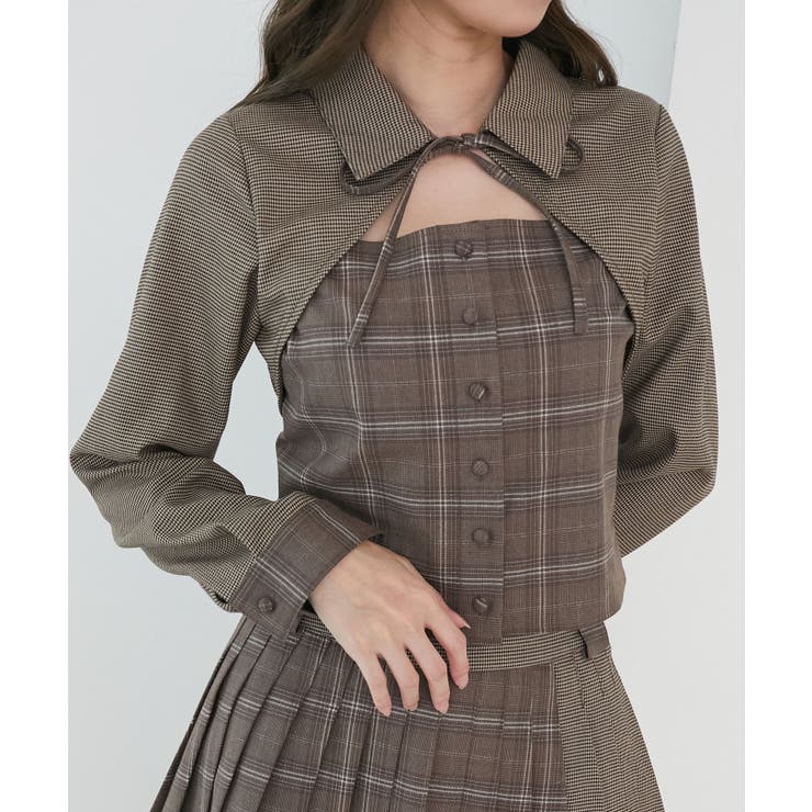 スイッチングパターンブラウス | MAJESTIC LEGON  | 詳細画像8 