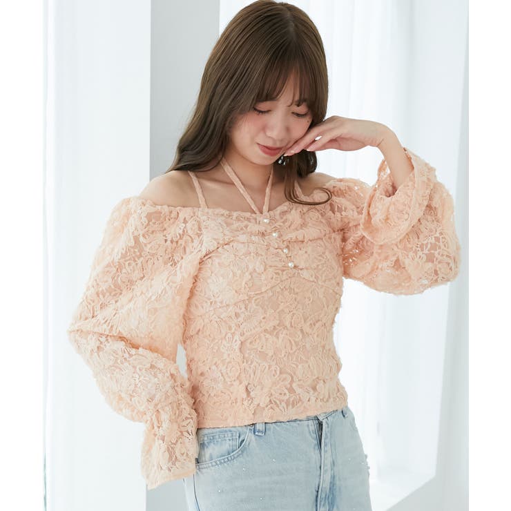 2wayフラワーレースブラウス | MAJESTIC LEGON  | 詳細画像13 