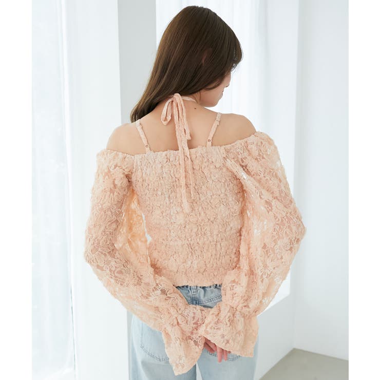 2wayフラワーレースブラウス | MAJESTIC LEGON  | 詳細画像14 