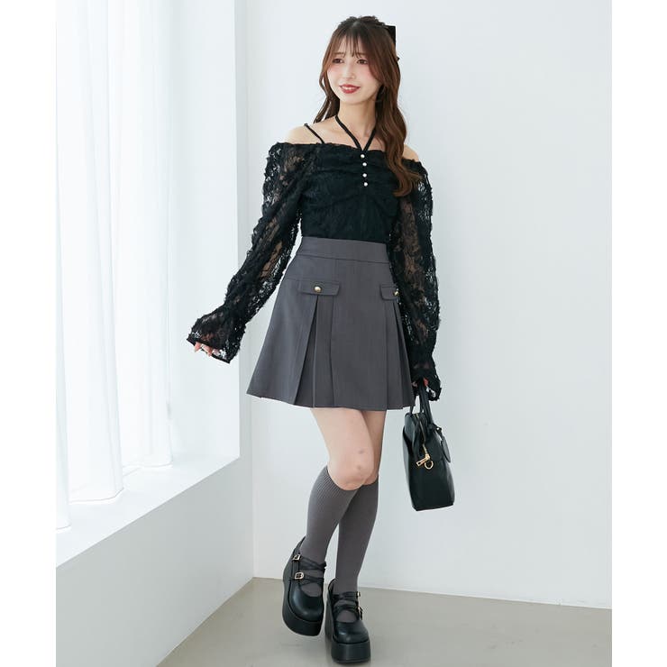 2wayフラワーレースブラウス | MAJESTIC LEGON  | 詳細画像16 