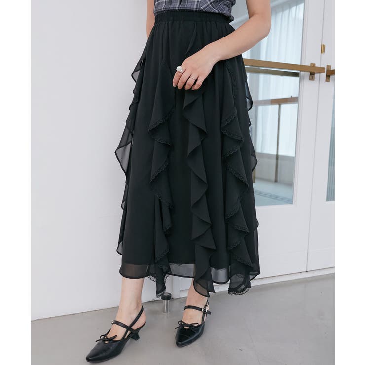 エアリードロップラッフルスカート | MAJESTIC LEGON  | 詳細画像23 