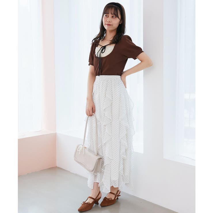 エアリードロップラッフルスカート | MAJESTIC LEGON  | 詳細画像5 