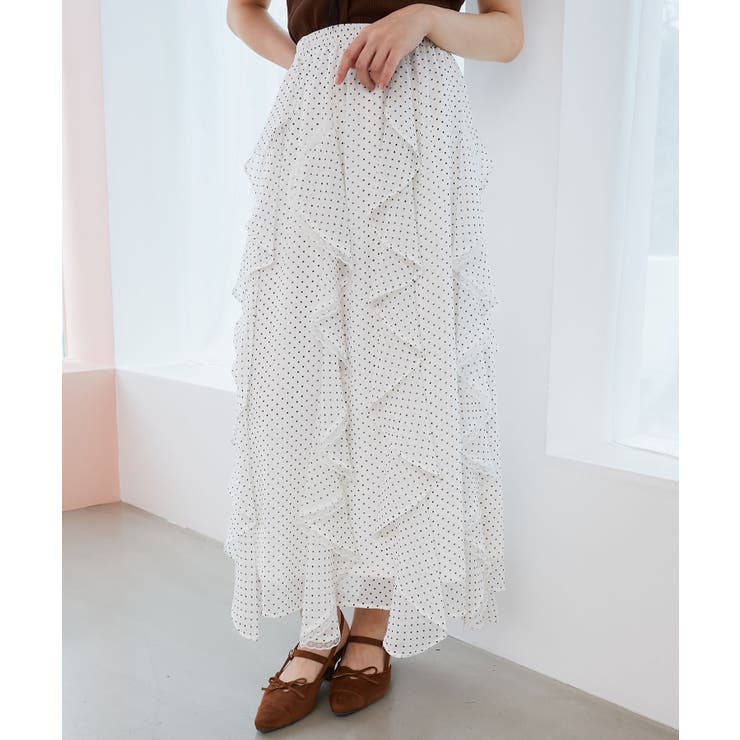 エアリードロップラッフルスカート | MAJESTIC LEGON  | 詳細画像8 