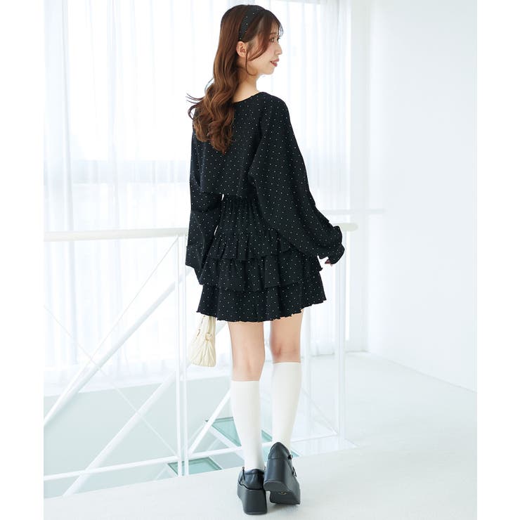 ラインストーンティアードスカパン | MAJESTIC LEGON  | 詳細画像18 