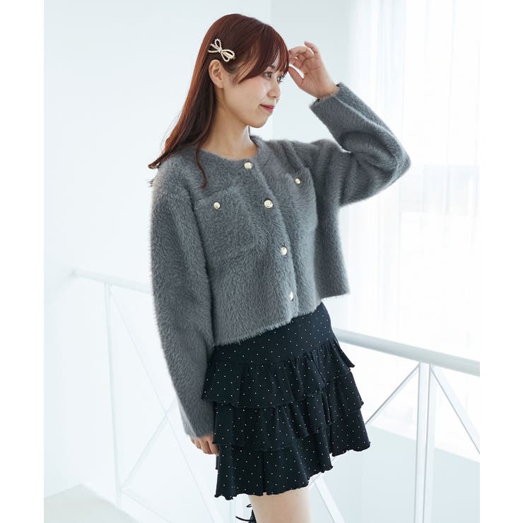 ラインストーンティアードスカパン | MAJESTIC LEGON  | 詳細画像24 