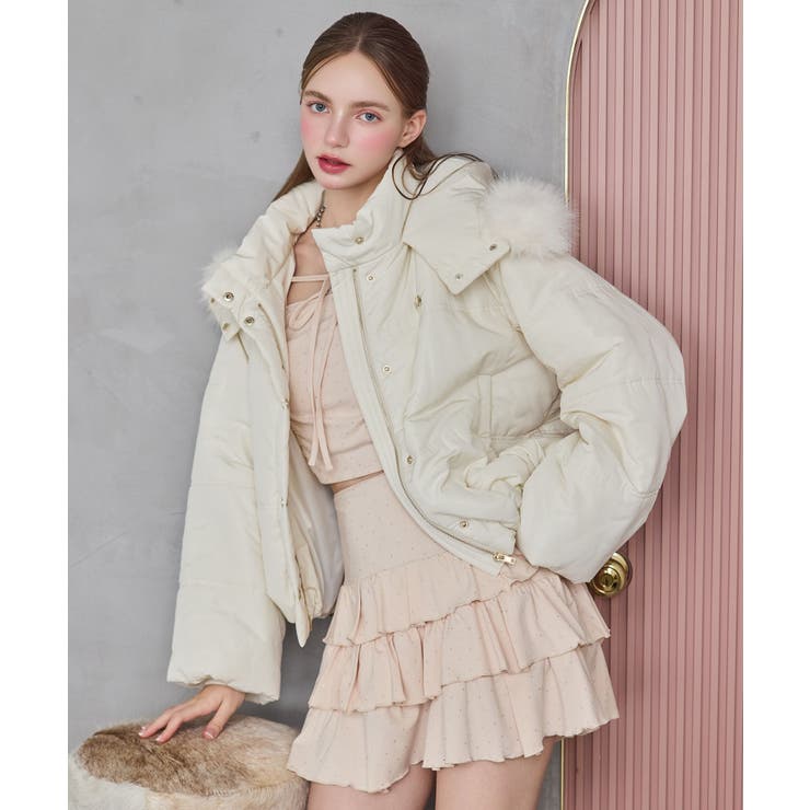 ラインストーンティアードスカパン | MAJESTIC LEGON  | 詳細画像4 