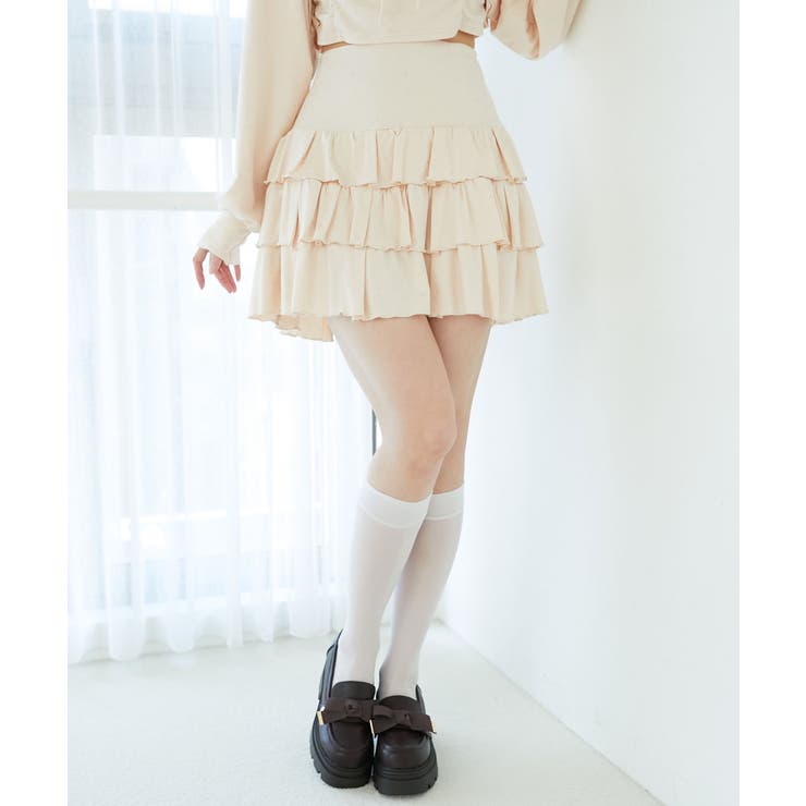 ラインストーンティアードスカパン | MAJESTIC LEGON  | 詳細画像8 