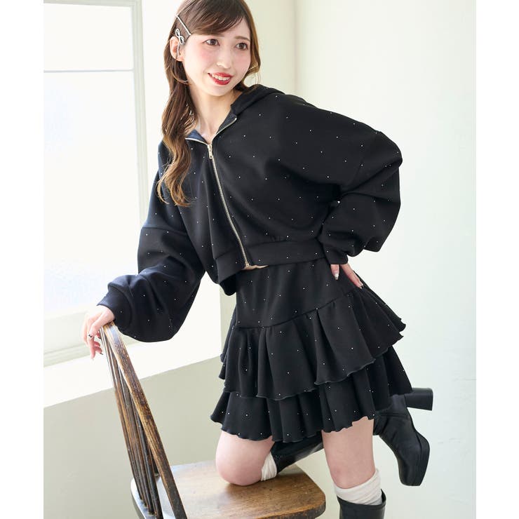 ∞キラキララインストーンスカパン | MAJESTIC LEGON  | 詳細画像1 