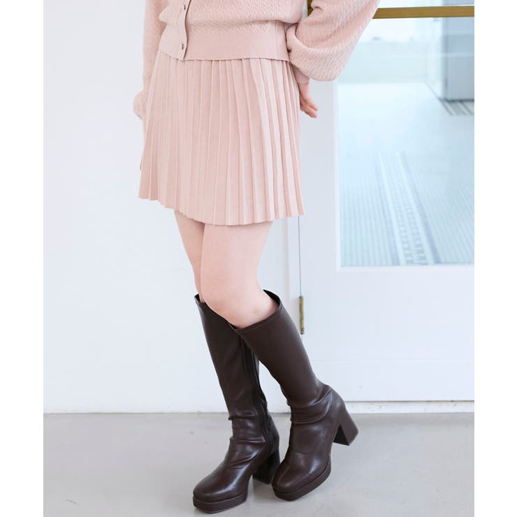 ニットプリーツミニスカート | MAJESTIC LEGON  | 詳細画像13 