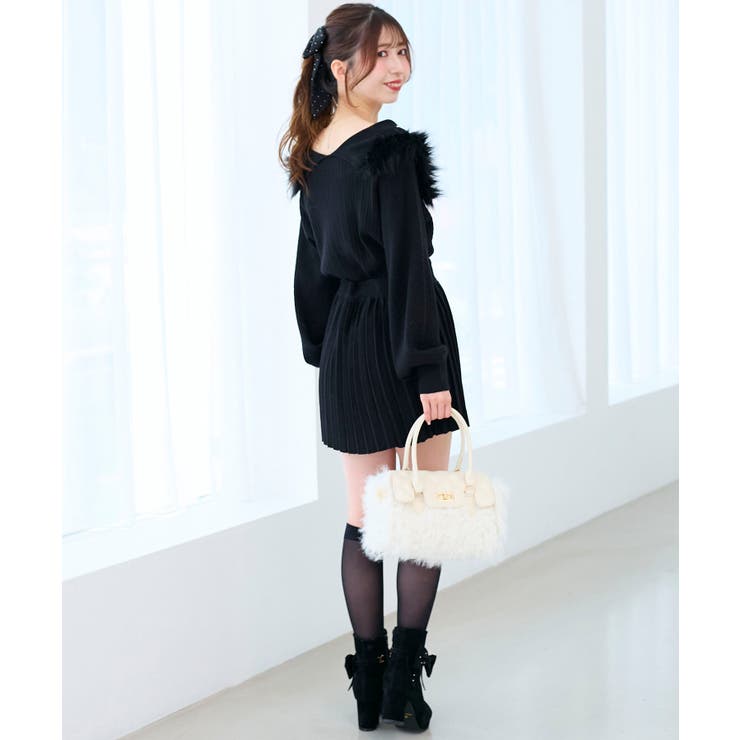 ニットプリーツミニスカート | MAJESTIC LEGON  | 詳細画像18 