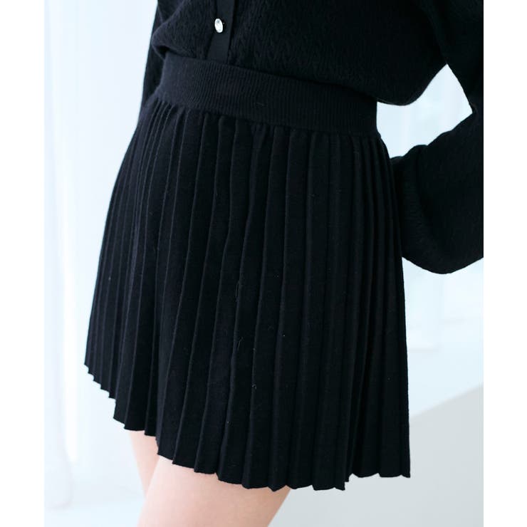ニットプリーツミニスカート | MAJESTIC LEGON  | 詳細画像22 