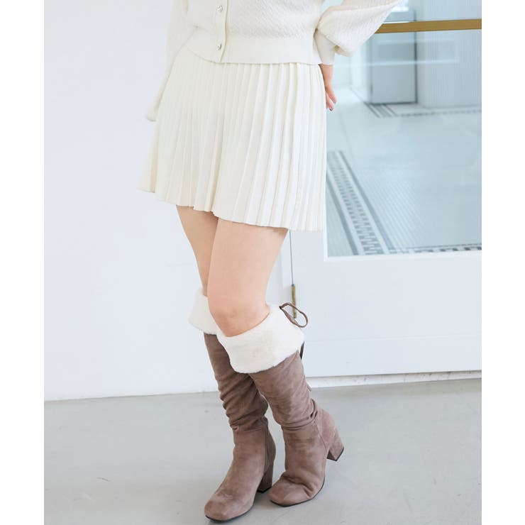 ニットプリーツミニスカート | MAJESTIC LEGON  | 詳細画像6 