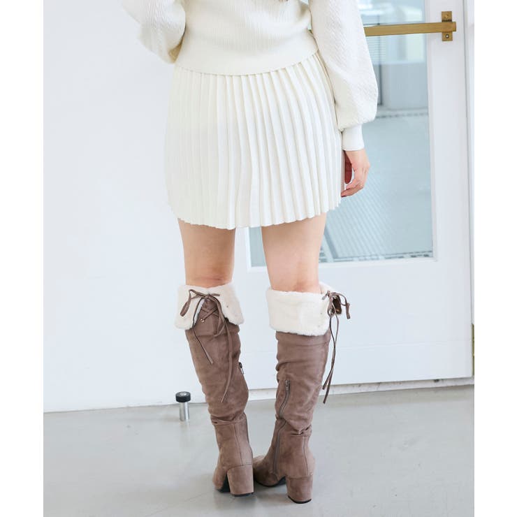 ニットプリーツミニスカート | MAJESTIC LEGON  | 詳細画像7 