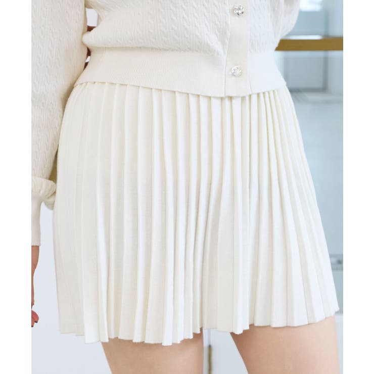 ニットプリーツミニスカート | MAJESTIC LEGON  | 詳細画像8 