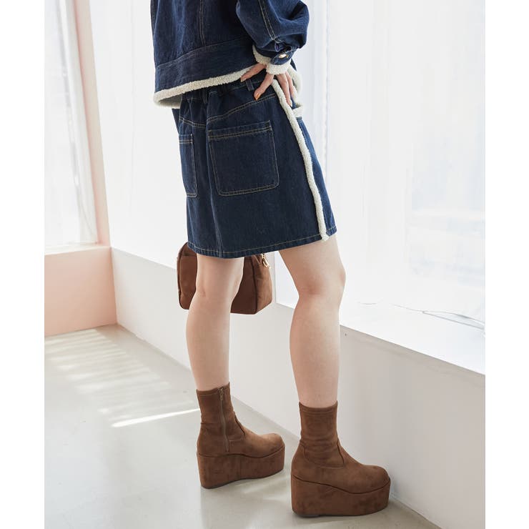 ボアトリムミニスカパン | MAJESTIC LEGON  | 詳細画像14 