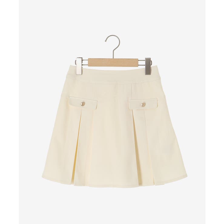 ゴールドボタンプリーツミニスカパン | MAJESTIC LEGON  | 詳細画像21 