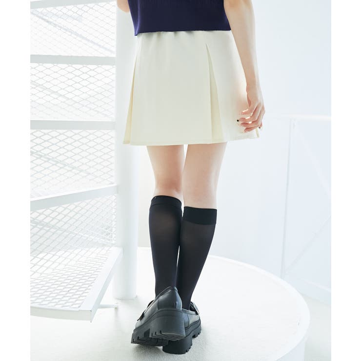 ゴールドボタンプリーツミニスカパン | MAJESTIC LEGON  | 詳細画像7 