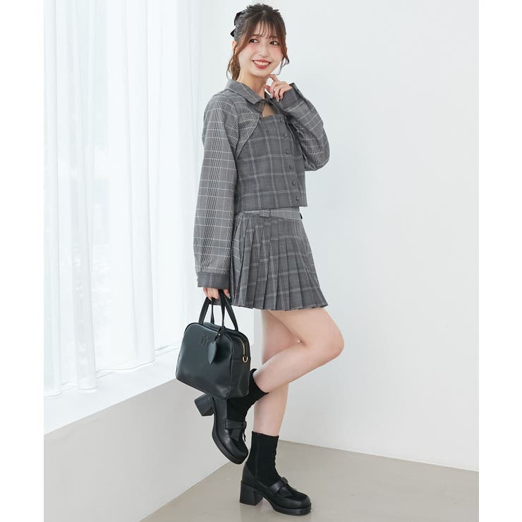 ∞スイッチングパターンプリーツスカパン | MAJESTIC LEGON  | 詳細画像10 