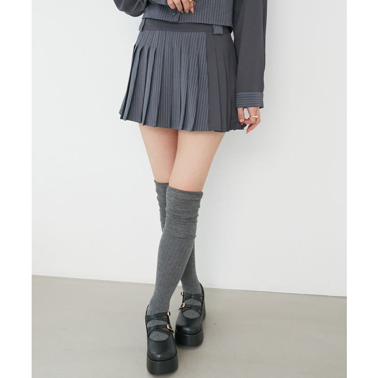 ∞スイッチングパターンプリーツスカパン | MAJESTIC LEGON  | 詳細画像19 