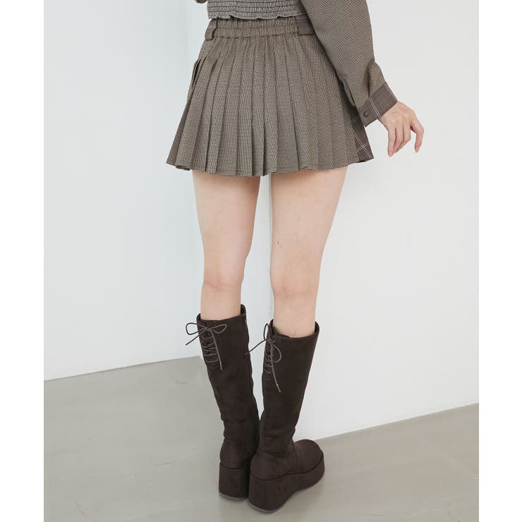 ∞スイッチングパターンプリーツスカパン | MAJESTIC LEGON  | 詳細画像7 