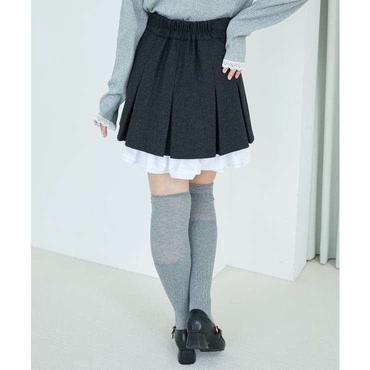 配色フリルプリーツスカート | MAJESTIC LEGON  | 詳細画像18 