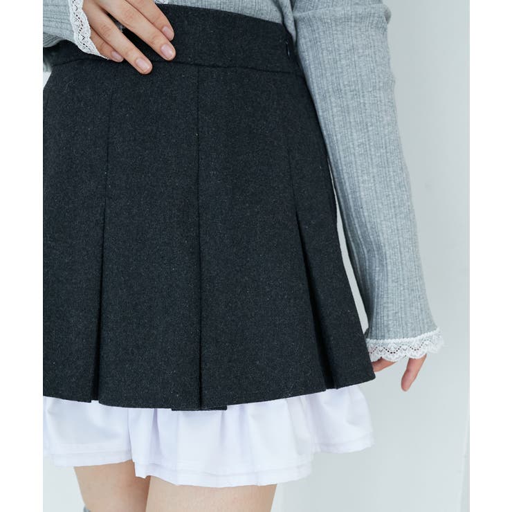 配色フリルプリーツスカート | MAJESTIC LEGON  | 詳細画像19 