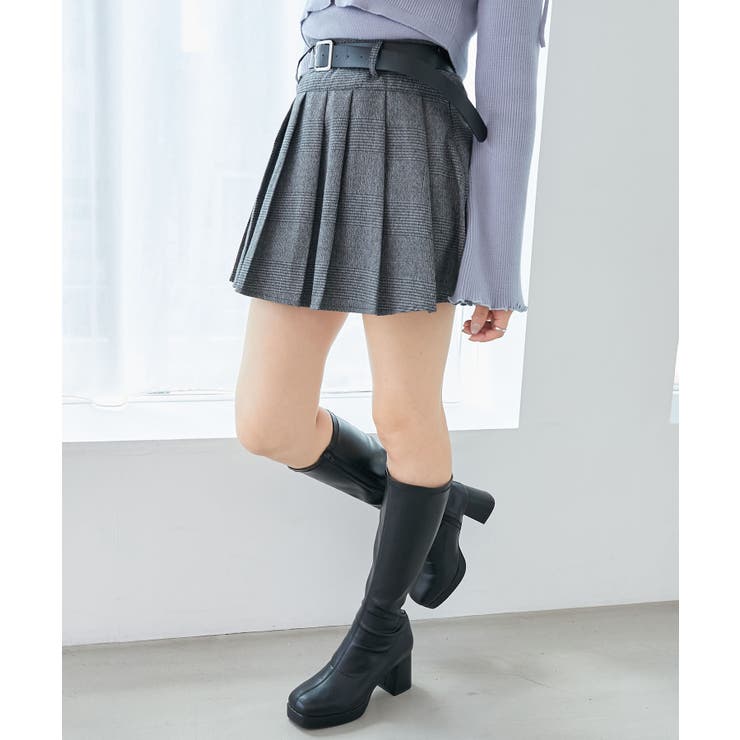 ベルトセットプリーツミニスカパン | MAJESTIC LEGON  | 詳細画像13 