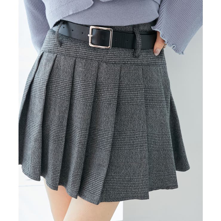 ベルトセットプリーツミニスカパン | MAJESTIC LEGON  | 詳細画像15 