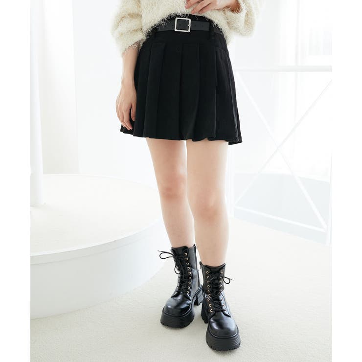 ベルトセットプリーツミニスカパン | MAJESTIC LEGON  | 詳細画像26 