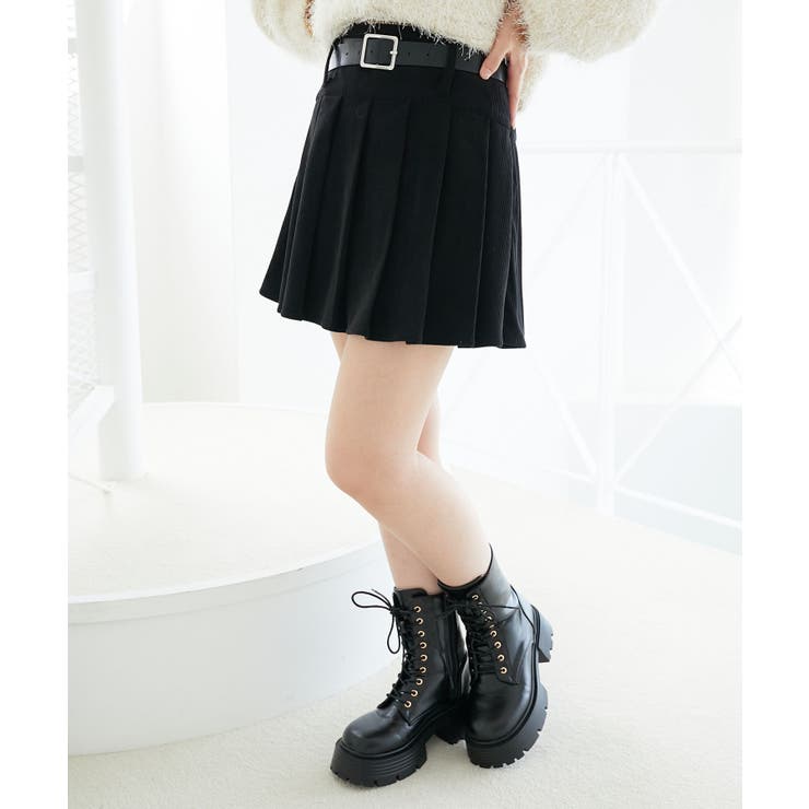 ベルトセットプリーツミニスカパン | MAJESTIC LEGON  | 詳細画像27 