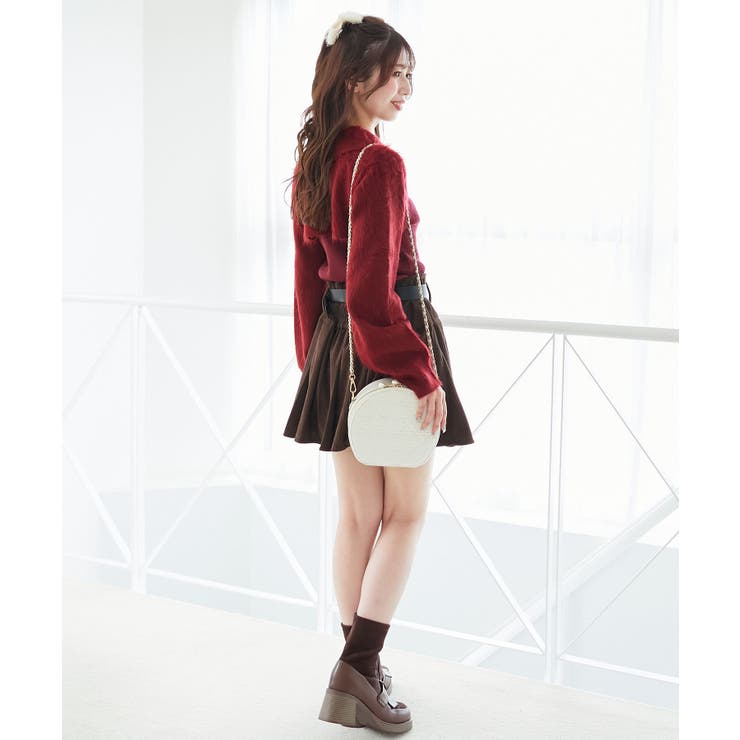 ベルトセットプリーツミニスカパン | MAJESTIC LEGON  | 詳細画像4 