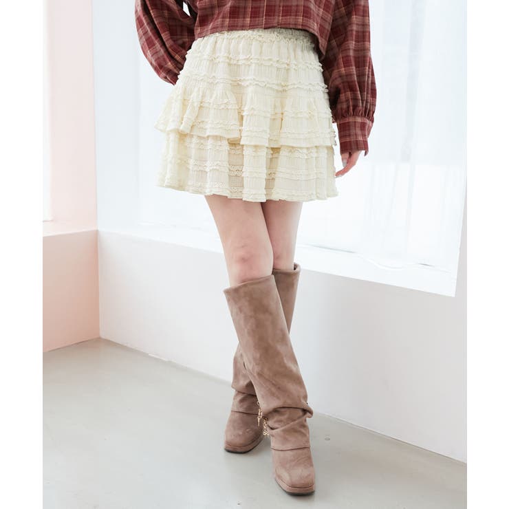 カットレースフリルミニスカパン | MAJESTIC LEGON  | 詳細画像13 