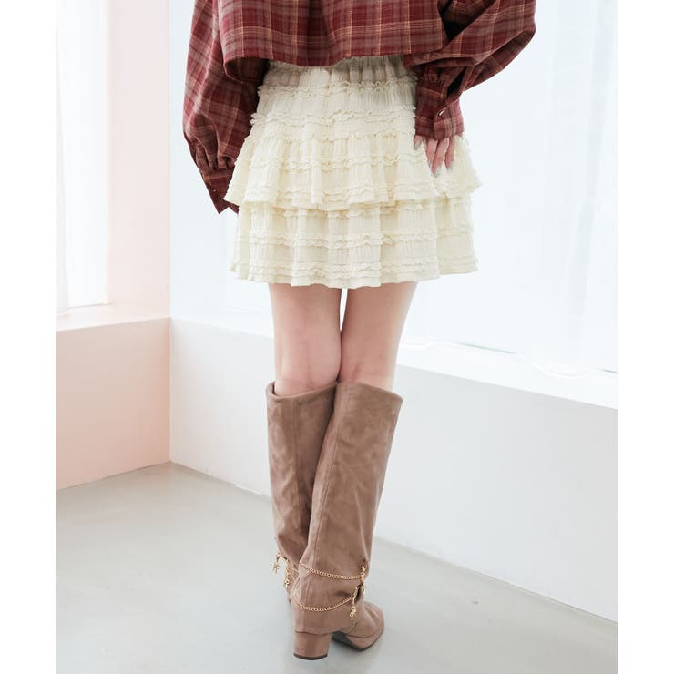 カットレースフリルミニスカパン | MAJESTIC LEGON  | 詳細画像15 