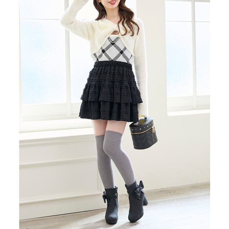 カットレースフリルミニスカパン | MAJESTIC LEGON  | 詳細画像17 