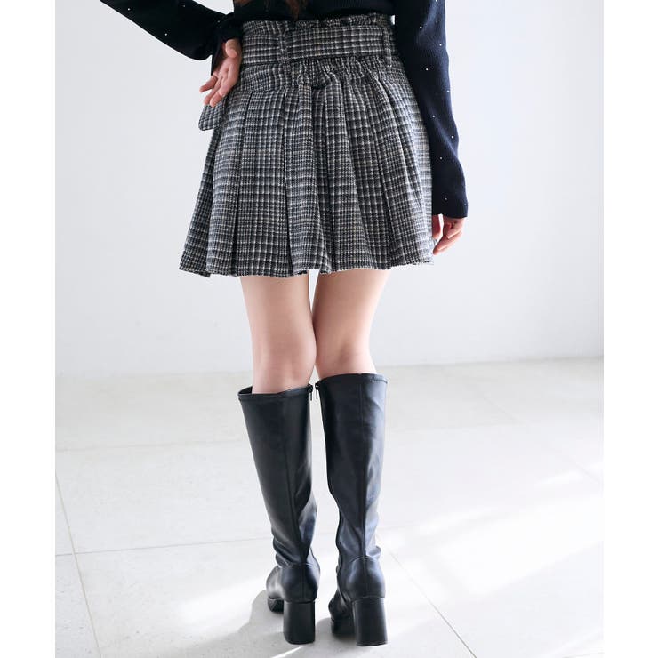 ベルト付きプリーツミニスカパン | MAJESTIC LEGON  | 詳細画像13 