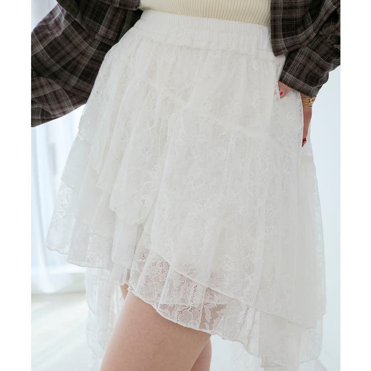 アシメレースミニスカパン | MAJESTIC LEGON  | 詳細画像7 