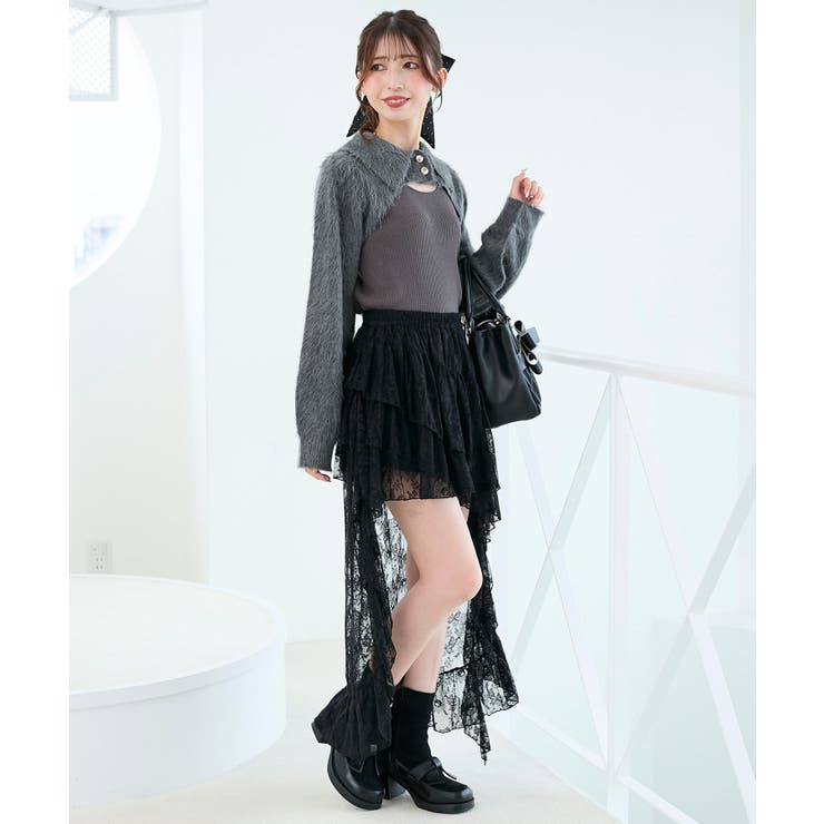 アシメレースミニスカパン | MAJESTIC LEGON  | 詳細画像9 