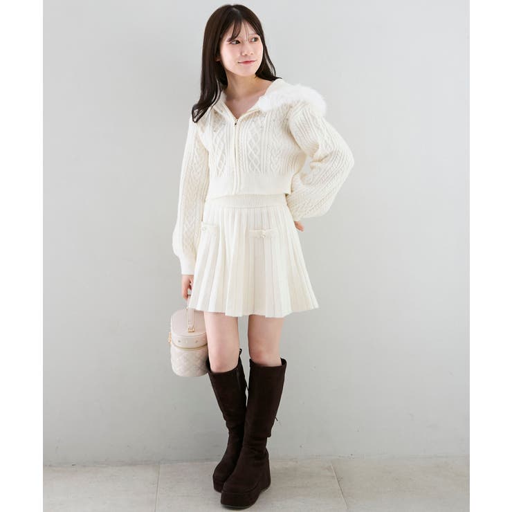 キラキラボタンプリーツニットスカート | MAJESTIC LEGON  | 詳細画像11 