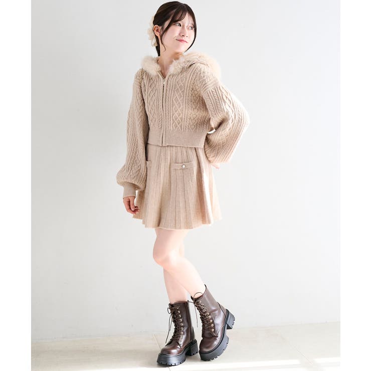 キラキラボタンプリーツニットスカート | MAJESTIC LEGON  | 詳細画像20 