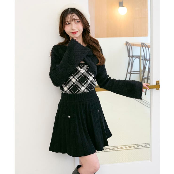 キラキラボタンプリーツニットスカート | MAJESTIC LEGON  | 詳細画像27 