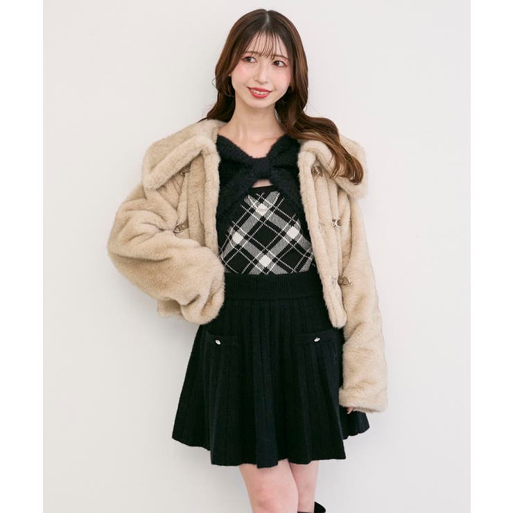 キラキラボタンプリーツニットスカート | MAJESTIC LEGON  | 詳細画像28 